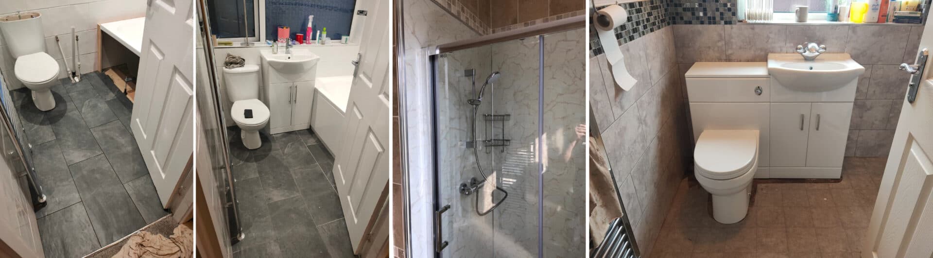 Recent Bathroom Plumbing And Refurbishment Jobs
